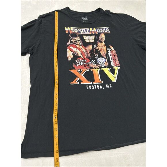 WWE WrestleMania Shirt Shawn Michaels Stone Cold Men’s 3X 1998 XIV Boston - Picture 5 of 6